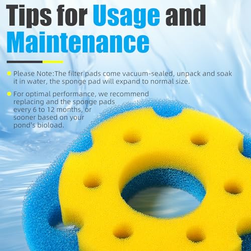 Replacement Sponge Filter Media Pad Compatible with VIVOHOME