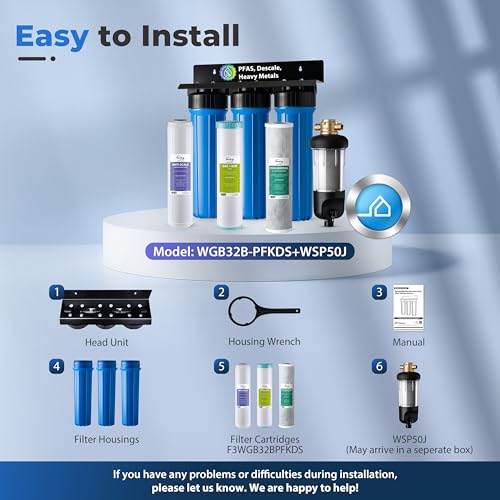 Ultimate PFAS Whole House Water Filter w