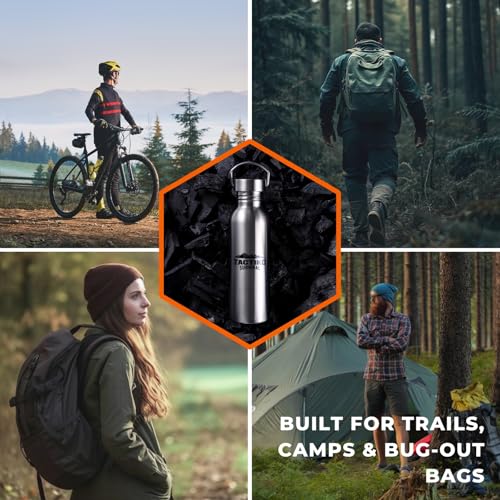 Tactiko Stainless Steel Wide Mouth Water Bottle