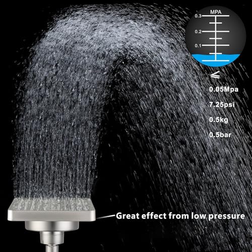 High Pressure Rain Shower Head with Filtered