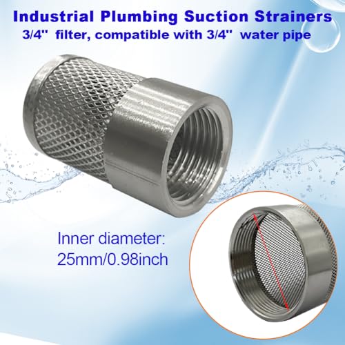3 4" inch SUS304 Stainless Steel Filter Head with Internal Thread Diameter of 25mm Connected to DN20 3