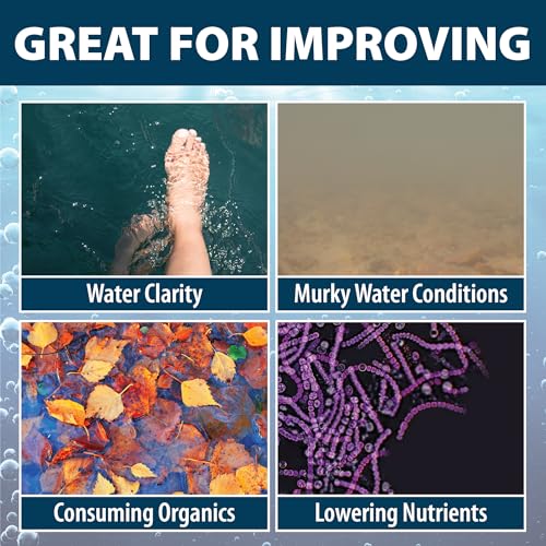 PondClear Liquid Bacteria Water Clarifier for Ponds & Lakes