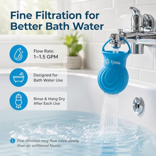 Bathtub Water Filter for Hard Water & Chlorine