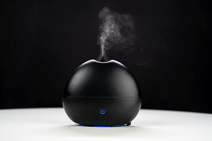 New Ultransmit ipple Aromatherapy Diffuser - Ultrasonic Mini Humidifier & Aroma Diffuser (Black)