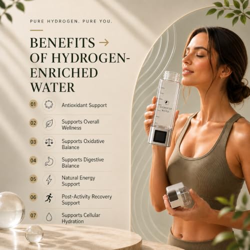 Hydrogen Water Bottle Generator PRO
