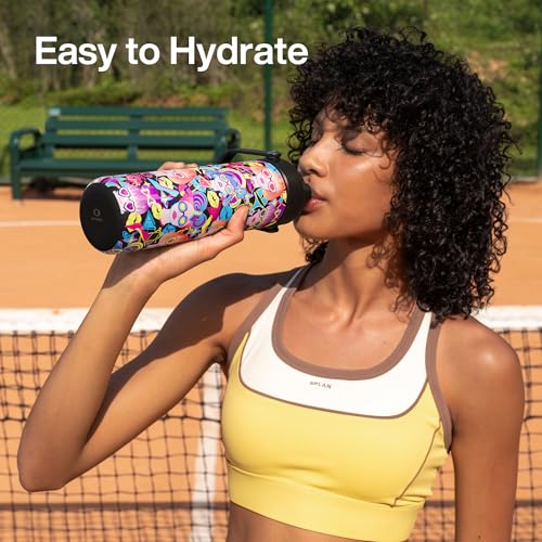 Insulated Water Bottle with Straw Stainless Steel Water Bottle