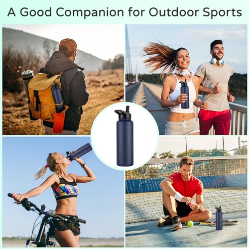 40 oz Insulated Water Bottle Bulk (4 Count)