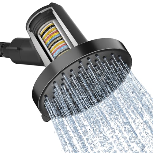 5.5 Inch Filtered Shower Head with Filters