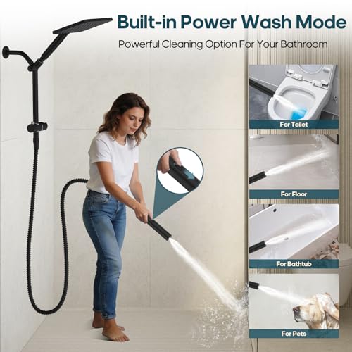 High Pressure Filtered Shower Head with Handheld Combo