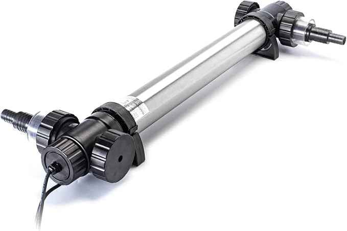 Jecod Jebao STU-75 Stainless Steel UVC Clarifier 75-watt for Fish Pond Water Fountain