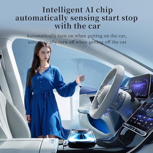 Smart Car Air Freshener 5 Ambient Light & Mist Car Fragrance (2 Count)