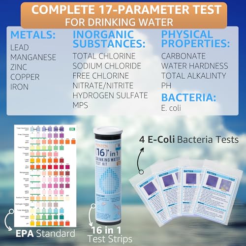 17 in 1 Water Testing Kits for Drinking Water