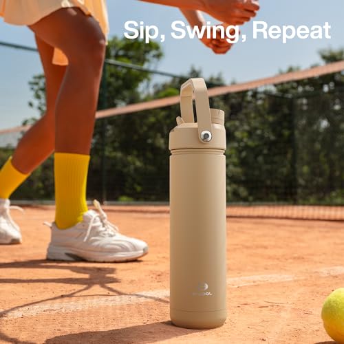 Insulated Water Bottle with Straw Stainless Steel Water Bottle