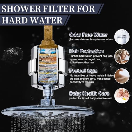 20 Stage Shower Filter for Hard Water