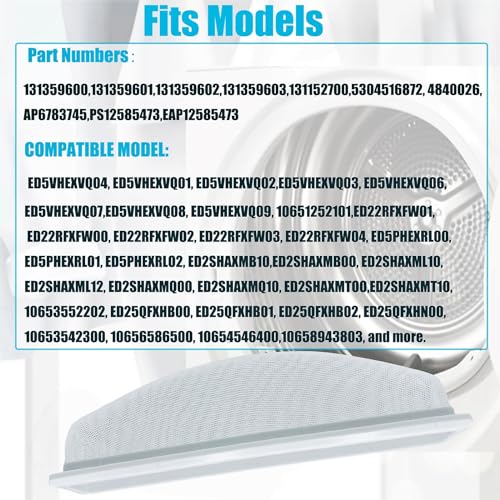 131359602 131152700 Dryer Lint Screen Filter