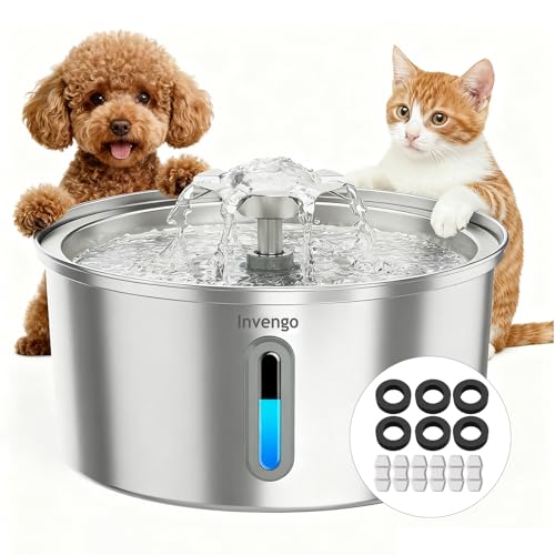 Cat Water Fountain Stainless Steel 3.2L