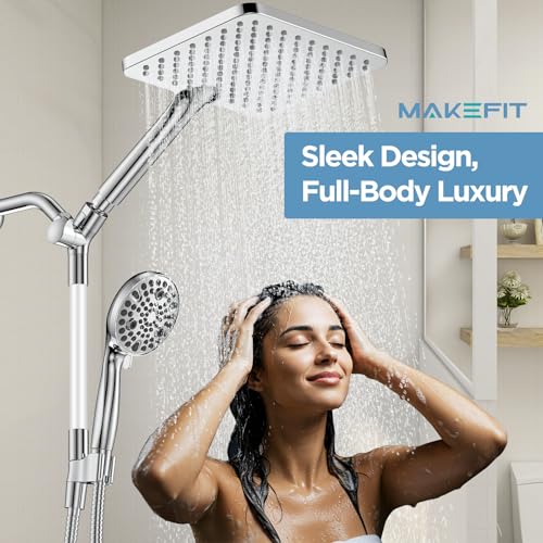 Dual Handheld Shower Head Combo