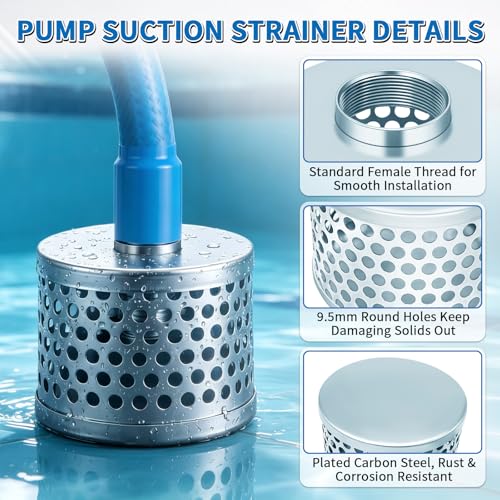 3 Inch Round Suction Strainer