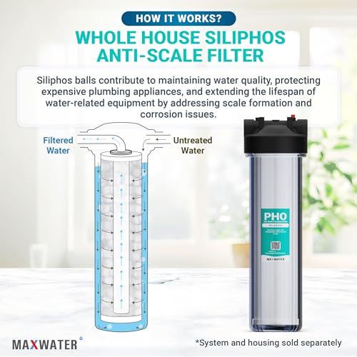 1x Max Water 20" BB Whole House 20" x 4.5" Anti