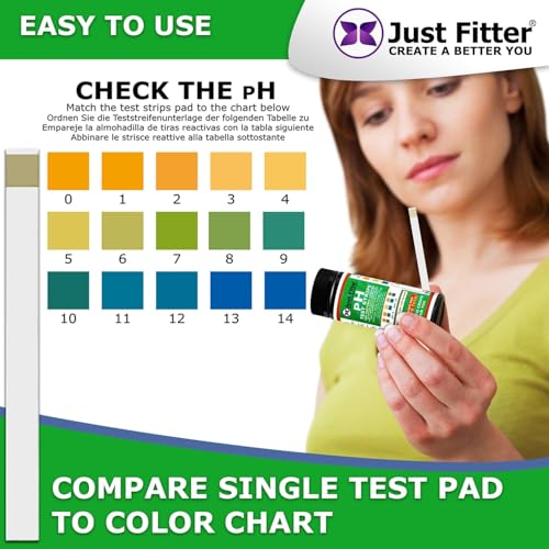 Alkaline Water pH Test Strips. Testing Kit for Home Drinking Water and Liquids. Universal Tester for Aquarium