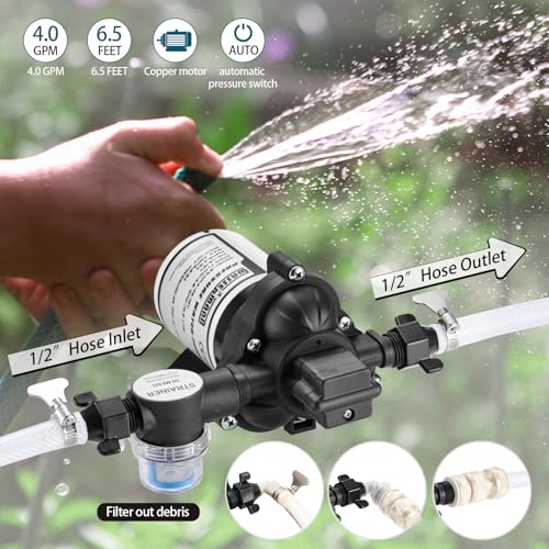RV Water Pumps 115V AC Pressure Pump with Pressure Switch