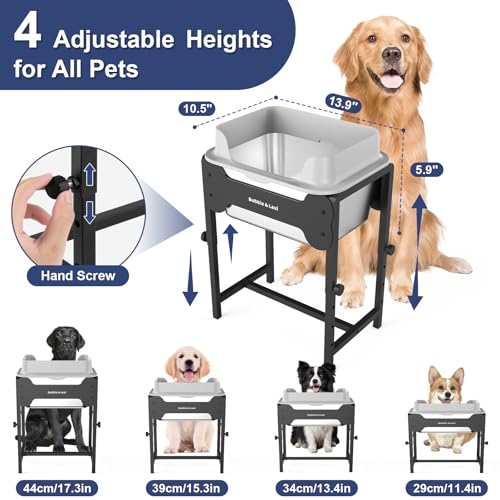 Adjustable Elevated Dog Bowl