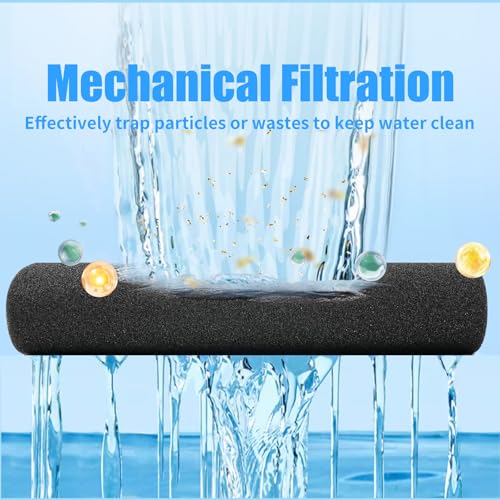 2 Pack Aquarium Bio Sponge Filter Media Pad Cut