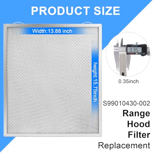 S99010430 002 Range Hood Filter Replacement 13 (2 Count)