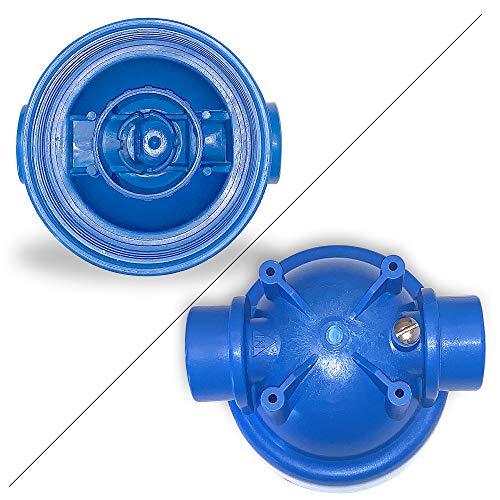 10 Inches European Design Transparent Standard Whole House Water Filter System with Presser Relief Valve