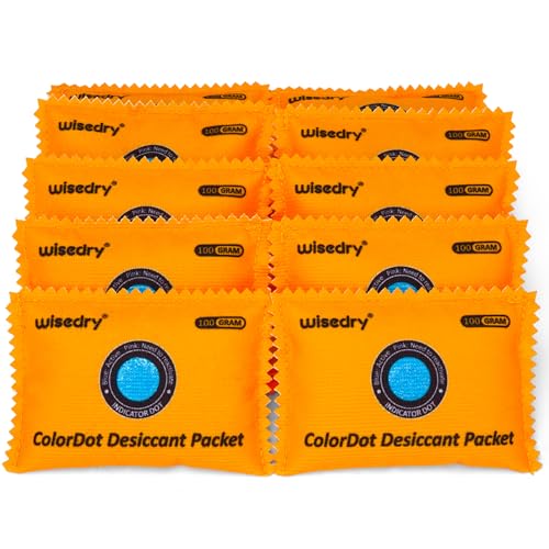100g [10 Packs] Rechargeable Desiccant Packs for Storage