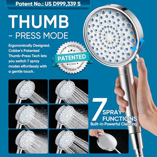 Filtered Shower Head with Handheld