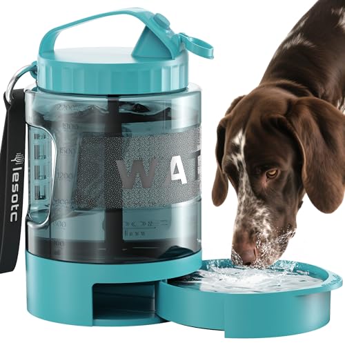 Portable Dog Water Bowl Dispenser (77 Fl Oz)