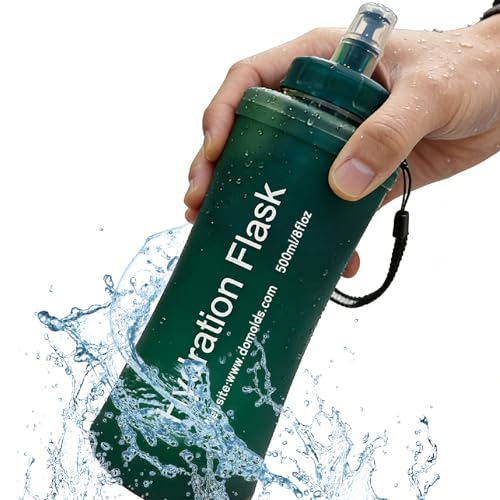Collapsible Water Bottle with Filter for Hiking Travel