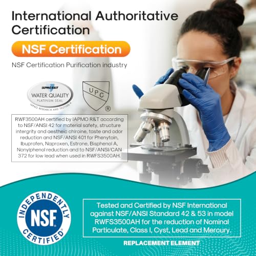 PRO ADQ736134 NSF401 Cert.Water Filter and LT120F Air Filter (3 Count)
