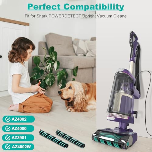 AZ4000 AZ4002 AZ3901 Soft Brush Roller Replacement Parts Compatible with Shark POWERDETECT Upright Vacuum Cleaner (3 Count)