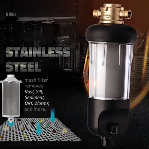 WSP500J Jumbo Spin Down Sediment Filter