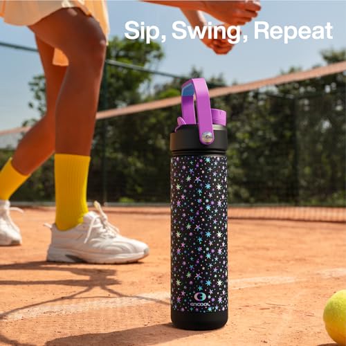 Insulated Water Bottle with Straw Stainless Steel Water Bottle