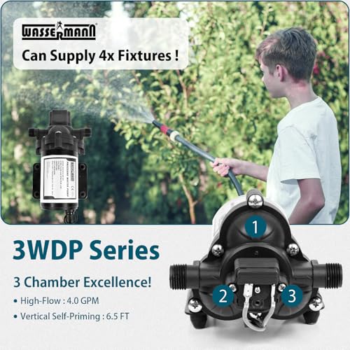 RV Water Pumps 115V AC Pressure Pump with Pressure Switch