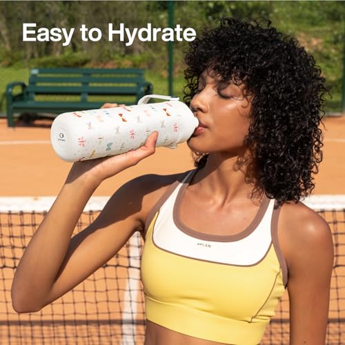 Insulated Water Bottle with Straw Stainless Steel Water Bottle