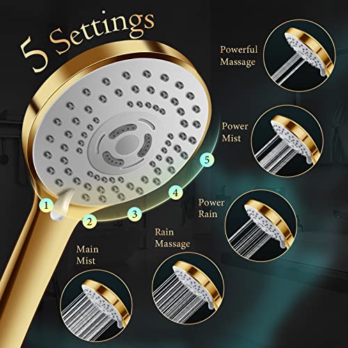 Shower Head 12'' Rain Shower Head with 11'' Extension Arm