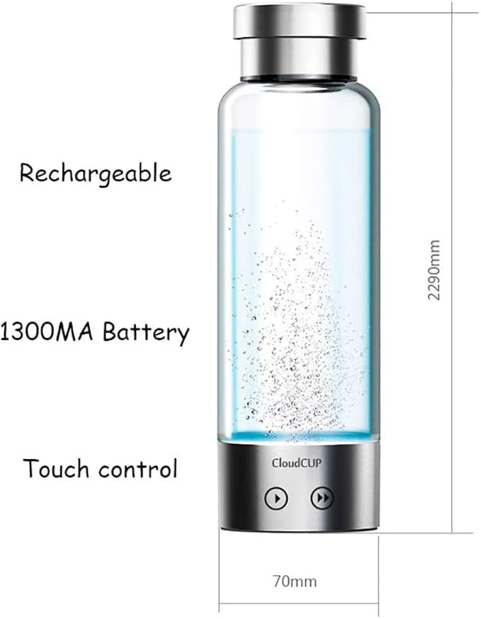 Hydrogen Water Generator SPE/PEM Membrane Technology Hydrogen Water Ionizer| High Grade Titanium Plates Portable Molecular Hydrogen Cup