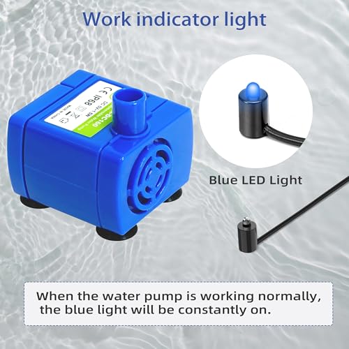 IP68 DR DC160 submersible water pump Cat Water Fountain Pump for Tritone Ceramic