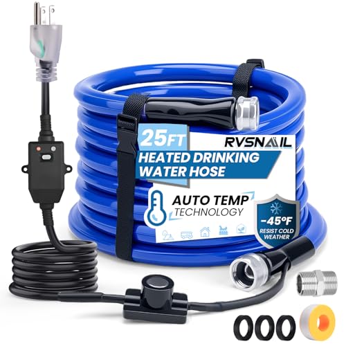 25FT Heated Water Hose for RV