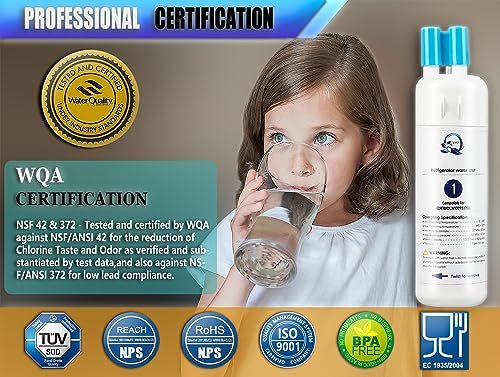 W10295370A Water Filter Replacement Compatible for Whirlpool EDR1RXD1 (4 Count)