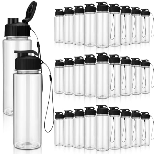 72 Pcs 17 Oz Plastic Water Bottles Bulk Sports (72 Count)