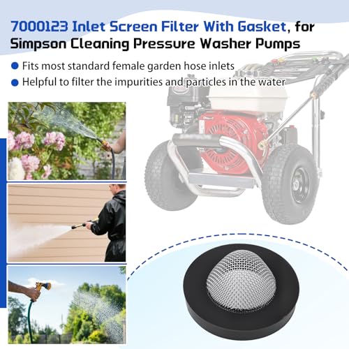 7000123 Inlet Screen Filter with Gasket