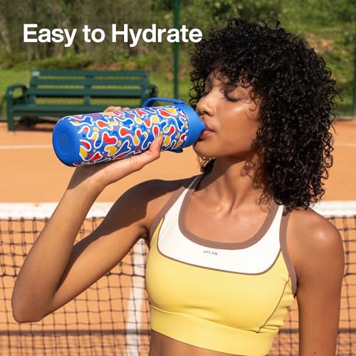 Insulated Water Bottle with Straw Stainless Steel Water Bottle