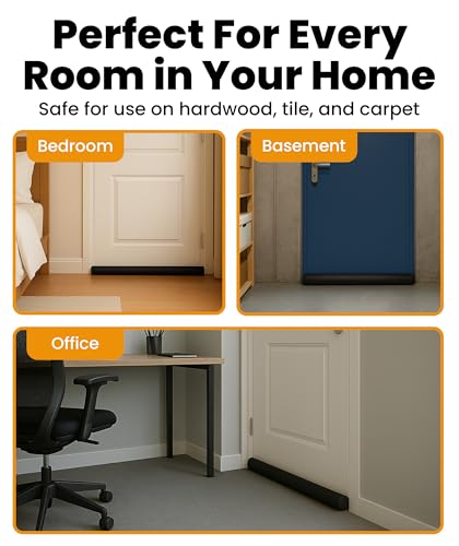 2 Sided Door Draft Stopper for Bottom of Door