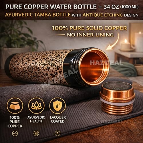 Copper Water Bottle 1 Liter