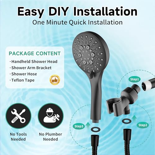 High Pressure Shower Head with Handheld